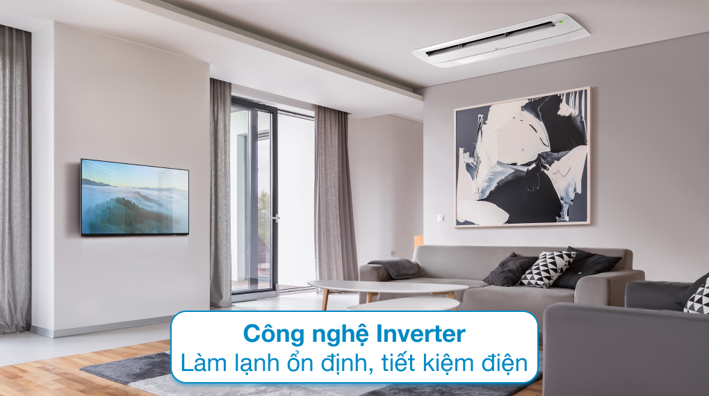 Điều hòa âm trần 1 hướng LG Inverter 10500 BTU ZTNQ12GULA0 - Inverter