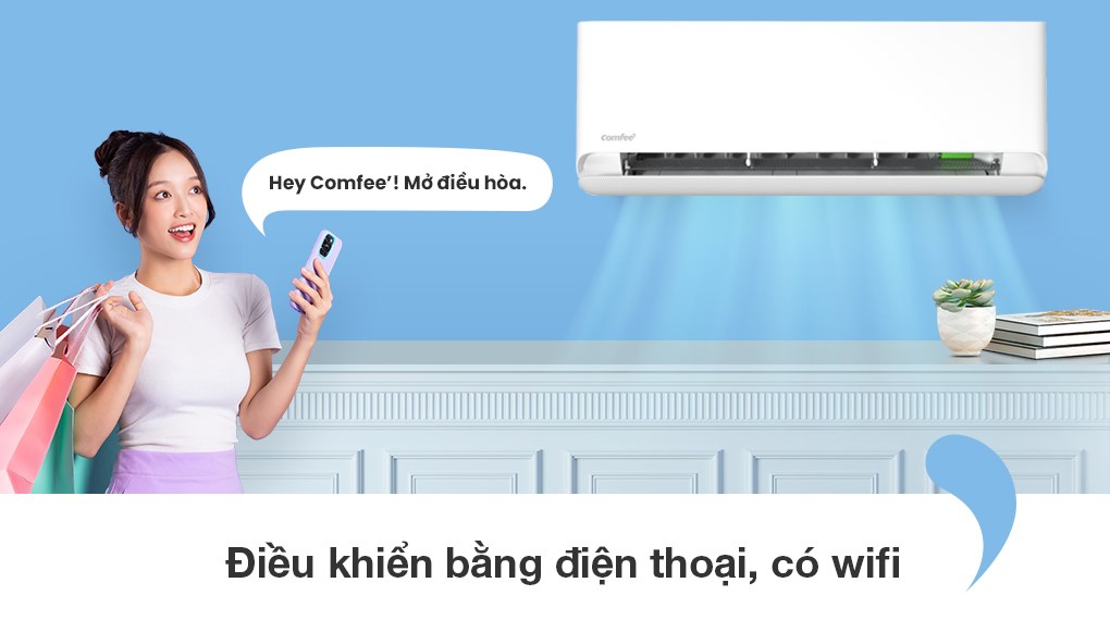 Máy lạnh Comfee Inverter 1 HP CFS-10VCB1 - Tiện ích Máy lạnh Comfee Inverter 1 HP CFS-10VCB1 - Tiện ích