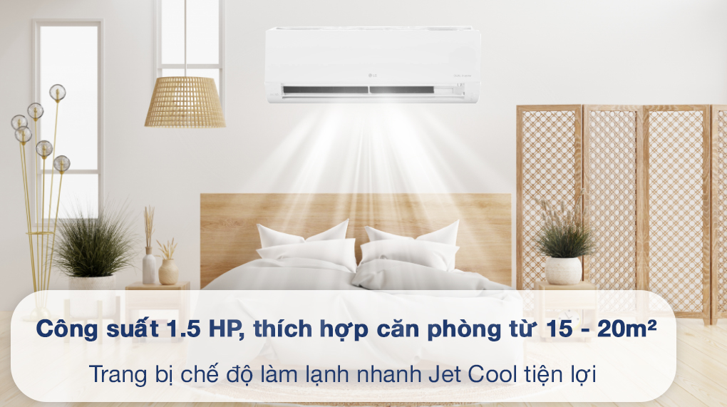 Máy lạnh LG Inverter 1.5 HP V13WIN1 - công suất Máy lạnh LG Inverter 1.5 HP V13WIN1 - công suất