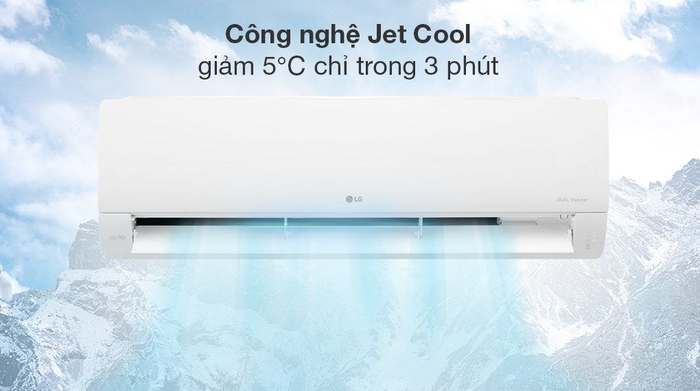 Máy lạnh LG Inverter 2.5 HP V24WIN1 - Công nghệ làm lạnh Máy lạnh LG Inverter 2.5 HP V24WIN1 - Công nghệ làm lạnh