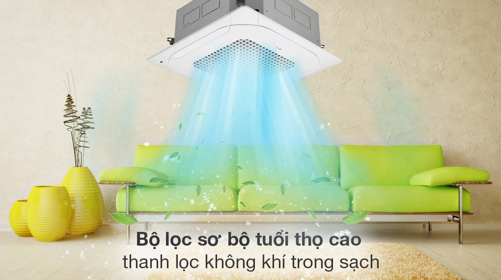 Điều hòa âm trần LG Inverter 4 HP ZTNQ36GNLA0 - Khả năng lọc không khí
