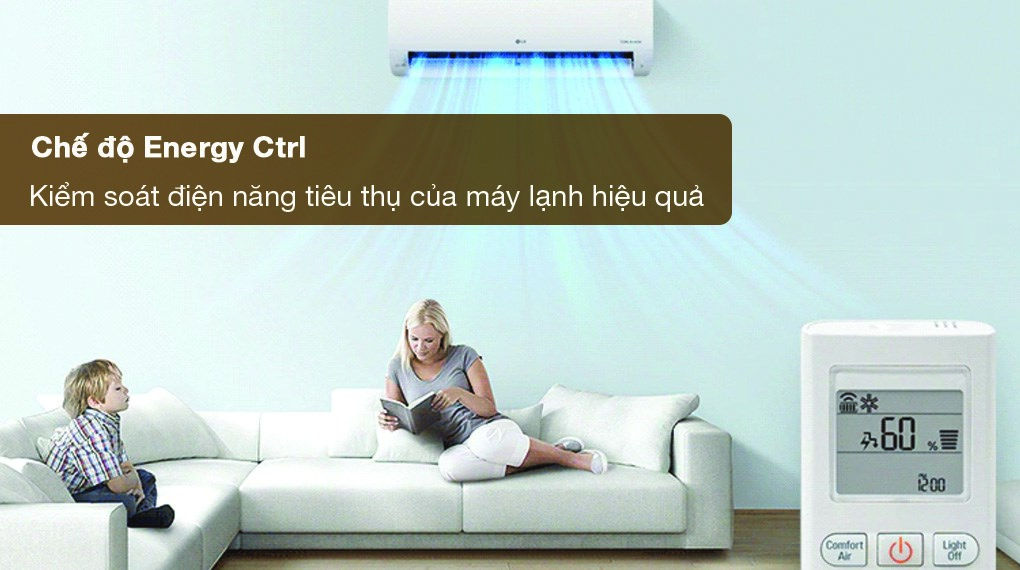 Máy lạnh LG Inverter 1.5 HP V13WIN1 - Chế độ Energy Ctrl giúp kiểm soát điện năng tiêu thụ của máy lạnh hiệu quả Máy lạnh LG Inverter 1.5 HP V13WIN1 - Chế độ Energy Ctrl giúp kiểm soát điện năng tiêu thụ của máy lạnh hiệu quả